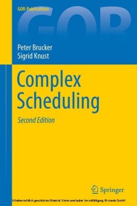 Complex Scheduling