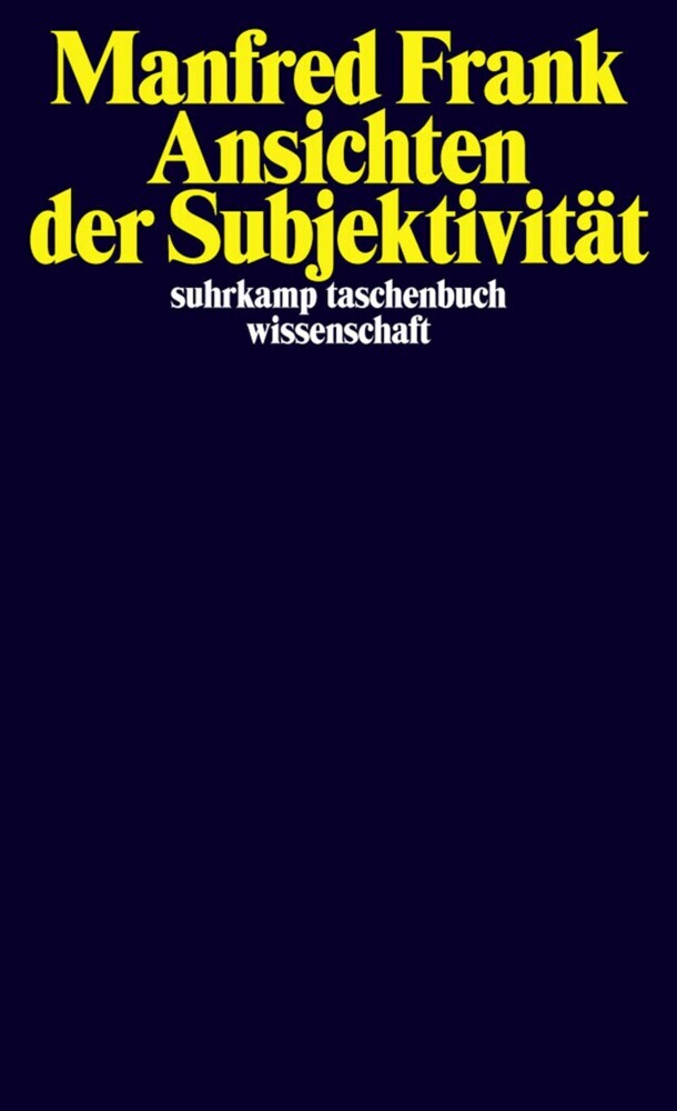Ansichten der Subjektivität main product photo