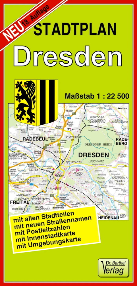 Doktor Barthel Stadtplan Dresden main product photo
