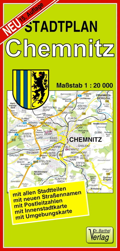 Doktor Barthel Stadtplan Chemnitz main product photo