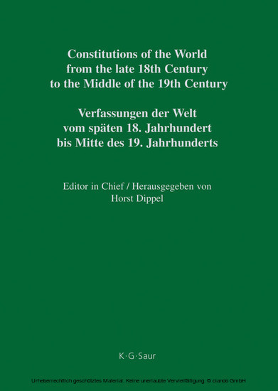 Constitutional Documents of Belgium, Luxembourg and the Netherlands 1789-1848 / Documents constitutionnels de la Belgique, du Luxembourg et des Pays-Bas 1789-1848 / Constitutionele Documenten van België, Luxemburg en Nederland 1789-1848 / Verfassungsdokum main product photo