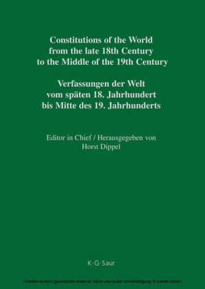 Constitutional Documents of Belgium, Luxembourg and the Netherlands 1789-1848 / Documents constitutionnels de la Belgique, du Luxembourg et des Pays-Bas 1789-1848 / Constitutionele Documenten van België, Luxemburg en Nederland 1789-1848 / Verfassungsdokum