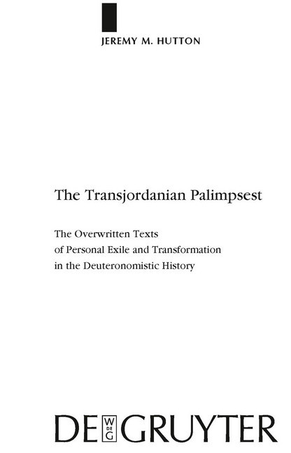 The Transjordanian Palimpsest main product photo