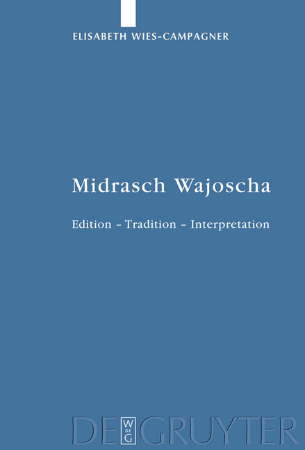 Midrasch Wajoscha main product photo