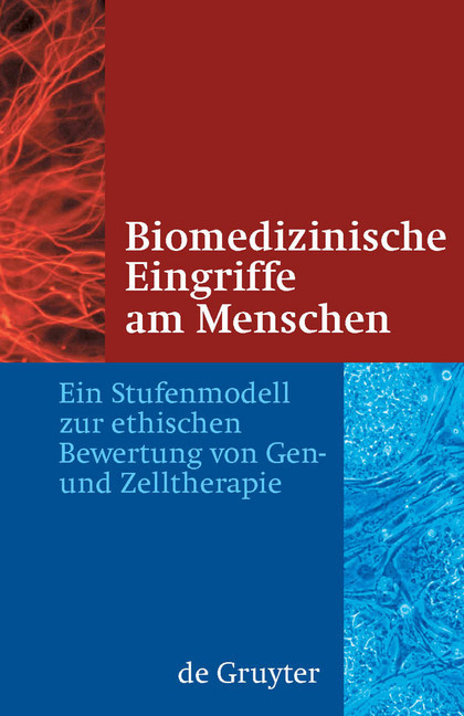 Biomedizinische Eingriffe am Menschen main product photo