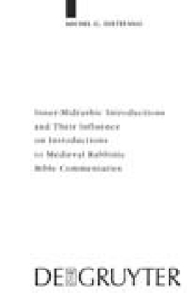 Inner-Midrashic Introductions and Their Influence on Introductions to Medieval Rabbinic Bible Commentaries