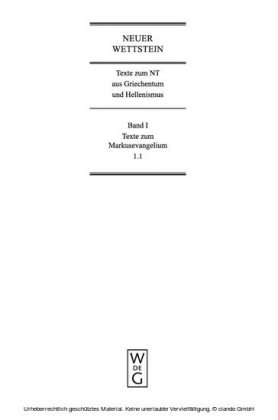 Texte zum Markusevangelium
