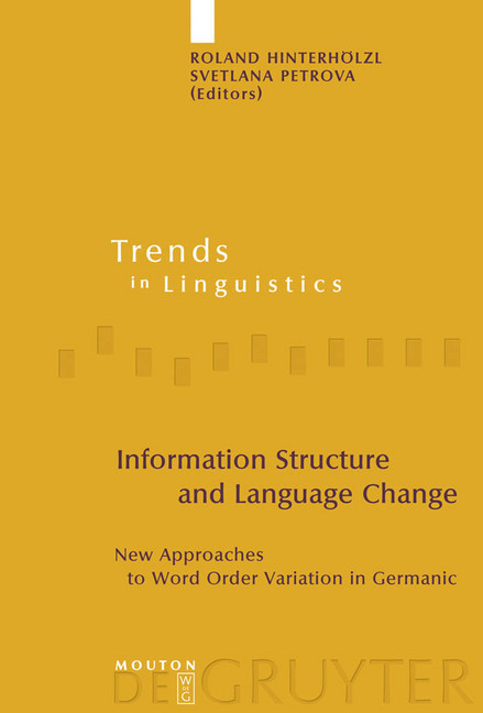 Information Structure and Language Change main product photo