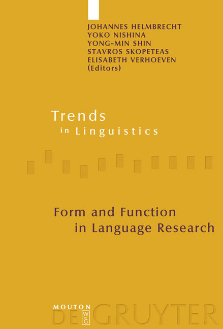 Form and Function in Language Research main product photo