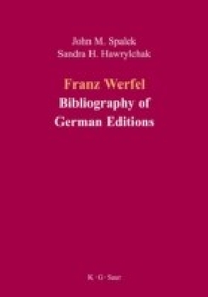 Franz Werfel: Bibliography of German Editions