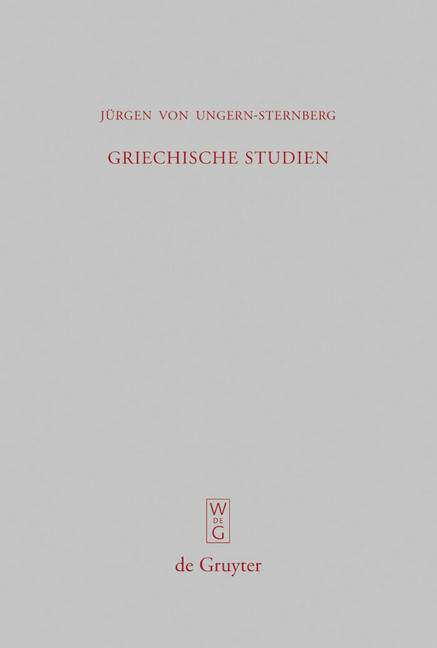 Griechische Studien main product photo
