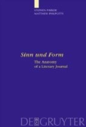 'Sinn und Form' main product photo