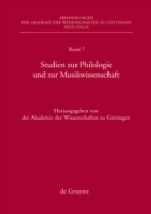 Studien zur Philologie und zur Musikwissenschaft