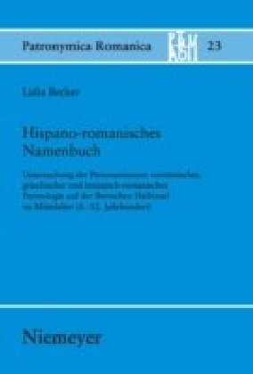 Hispano-romanisches Namenbuch main product photo