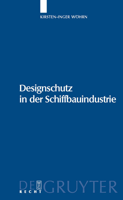 Designschutz in der Schiffbauindustrie main product photo
