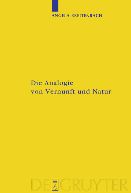 Die Analogie von Vernunft und Natur main product photo