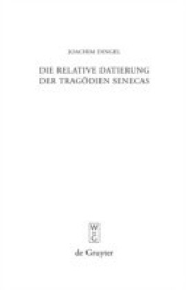 Die relative Datierung der Tragödien Senecas main product photo