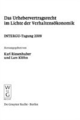 Das Urhebervertragsrecht im Lichte der Verhaltensökonomik main product photo