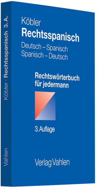 Rechtsspanisch, Deutsch-Spanisch / Spanisch-Deutsch main product photo