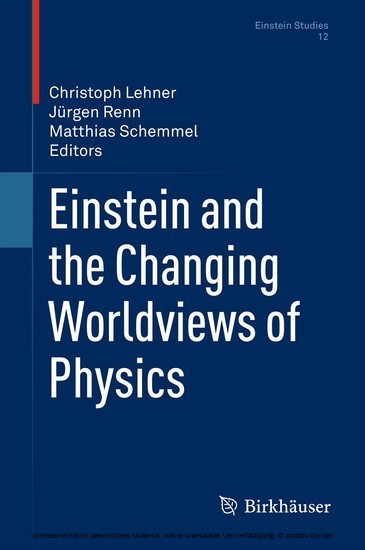 Einstein and the Changing Worldviews of Physics main product photo