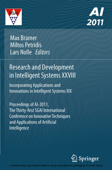 Research and Development in Intelligent Systems XXVIII main product photo