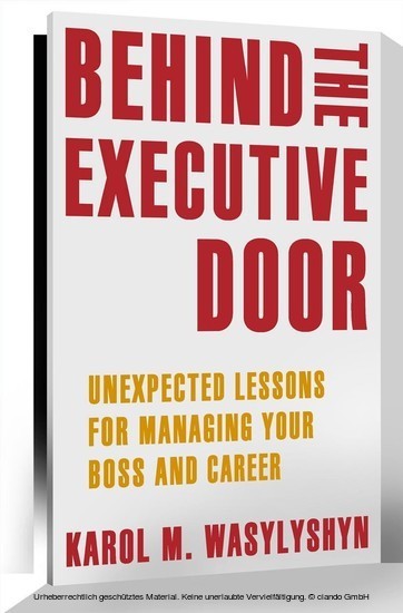 Behind the Executive Door main product photo