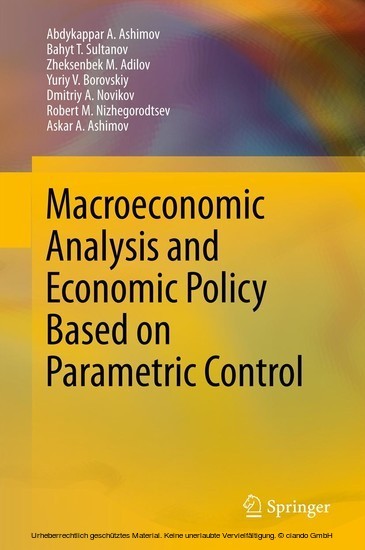 Macroeconomic Analysis and Economic Policy Based on Parametric Control main product photo