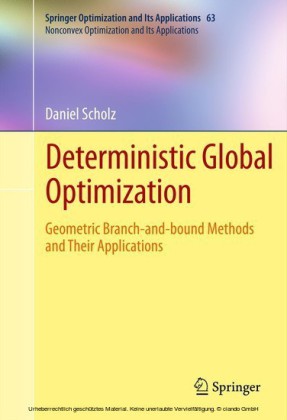 Deterministic Global Optimization