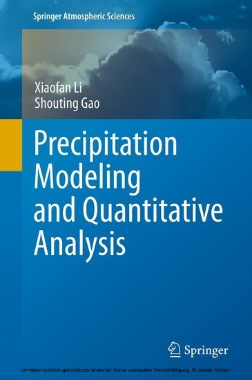 Precipitation Modeling and Quantitative Analysis main product photo