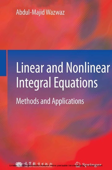 Linear and Nonlinear Integral Equations main product photo