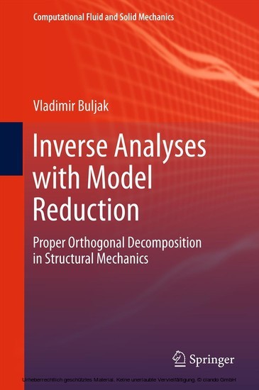 Inverse Analyses with Model Reduction main product photo