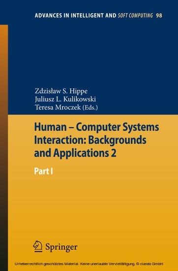 Human - Computer Systems Interaction: Backgrounds and Applications 2. Pt.1 main product photo