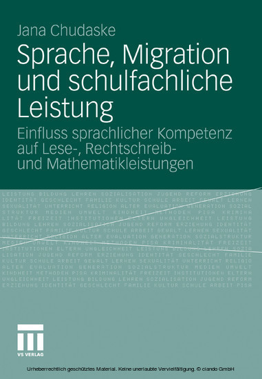 Sprache, Migration und schulfachliche Leistung main product photo