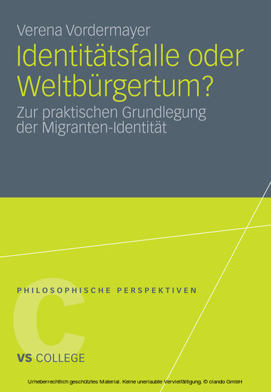 Identitätsfalle oder Weltbürgertum? main product photo