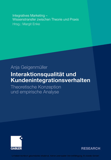 Interaktionsqualität und Kundenintegrationsverhalten main product photo