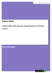 Anaerobic and anoxic experiments of waste water