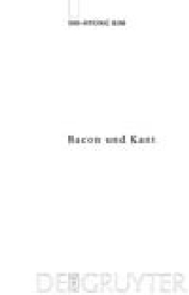 Bacon und Kant