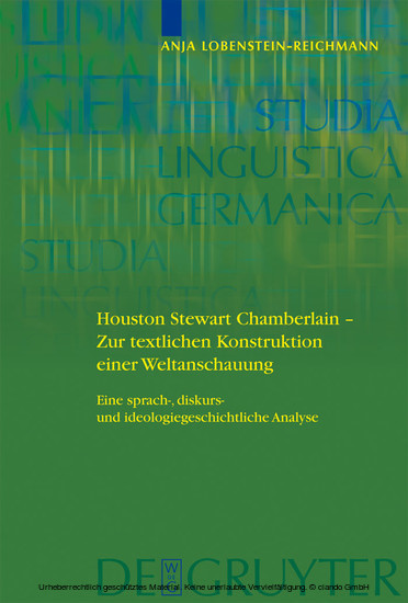 Houston Stewart Chamberlain - Zur textlichen Konstruktion einer Weltanschauung main product photo
