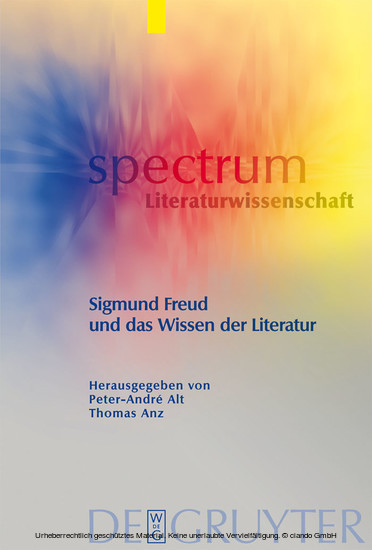 Sigmund Freud und das Wissen der Literatur main product photo