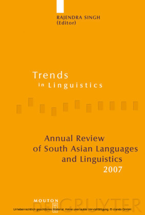 Annual Review of South Asian Languages and Linguistics