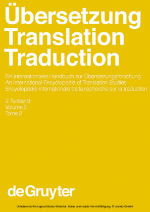 Übersetzung - Translation - Traduction. 2. Teilband