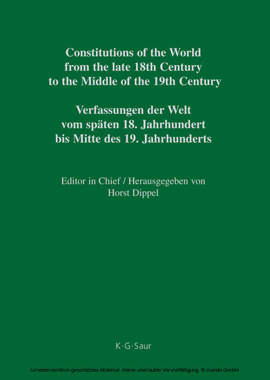 Polish Constitutional Documents 1790-1848 / Polskie dokumenty konstytucyjne 1790-1848 / Polnische Verfassungsdokumente 1790-1848 main product photo