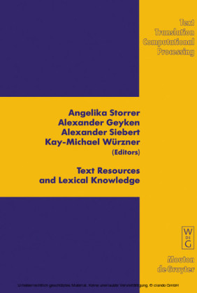Text Resources and Lexical Knowledge