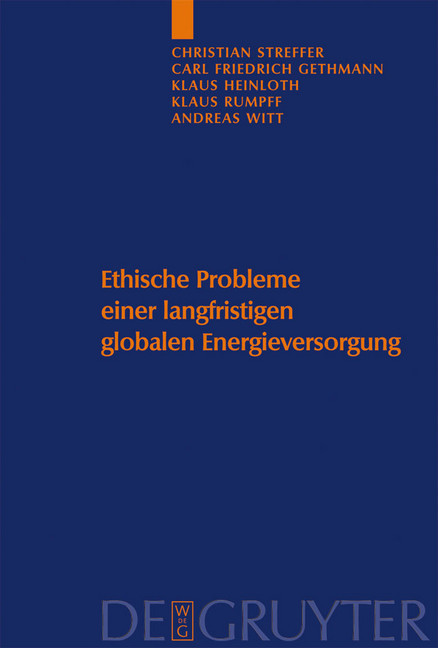 Ethische Probleme einer langfristigen globalen Energieversorgung main product photo
