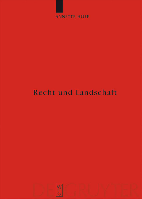 Recht und Landschaft main product photo