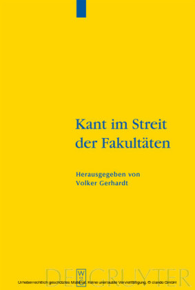 Kant im Streit der Fakultäten