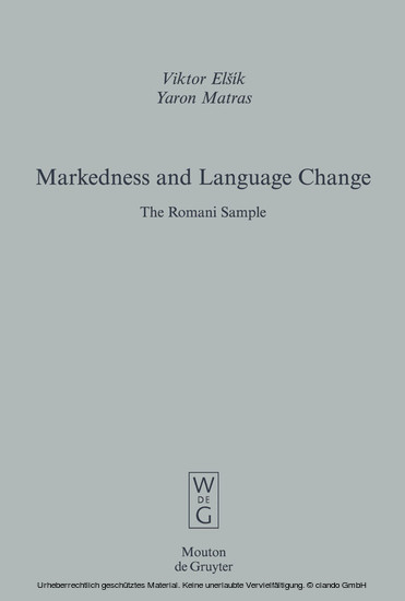 Markedness and Language Change main product photo