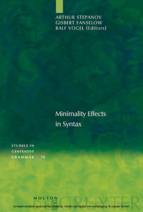 Minimality Effects in Syntax