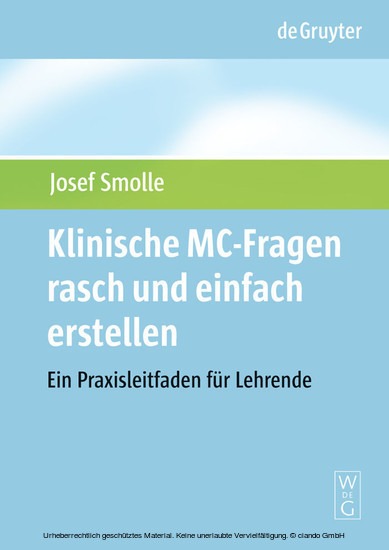 Klinische MC-Fragen rasch und einfach erstellen main product photo