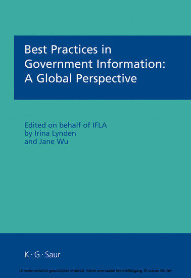 Best Practices in Government Information main product photo